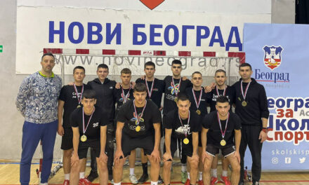 Prvo mesto za učenike Zrenjaninske gimnazije na međuokružnom takmičenju u futsalu