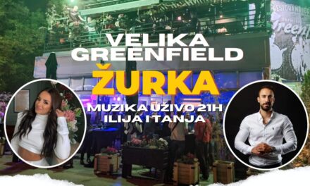 VELIKA ŽURKA OVOG PETKA U GREENFIELD-u