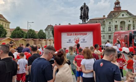 Karavan Crvene zvezde posetio Zrenjanin (FOTO)