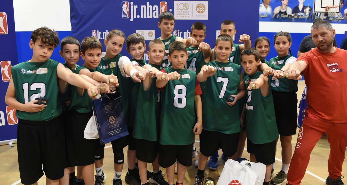 Đaci OŠ „Žarko Zrenjanin“ prvaci  Junior NBA lige Srbije