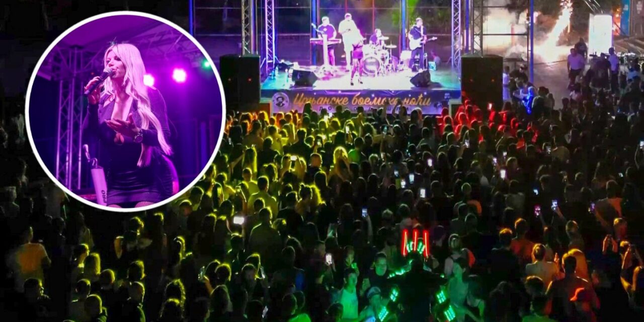 Završene Boemske noći:Dara Bubamara održala spektakularan koncert u Srpskoj Crnji