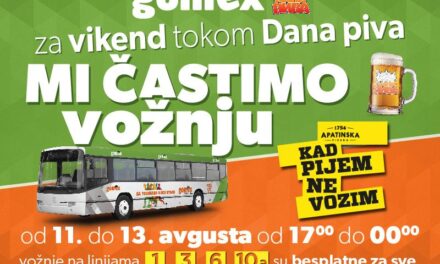 Besplatan Gomex bus tokom Dana Piva