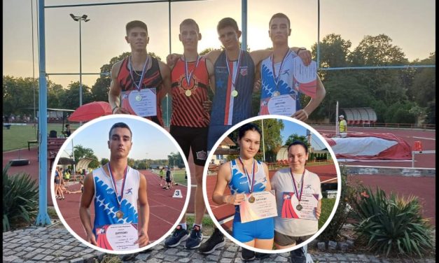Četiri medalje za mlade atletičare na prvenstvu Vojvodine