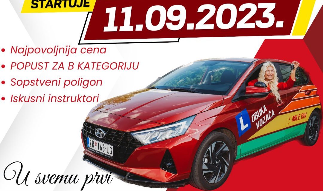 Auto škola „Mile BiV“ za kraj leta pripremila je super popuste!