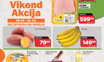 GOMEX VIKEND AKCIJA- Na popustu su belo meso, krompir, banane…