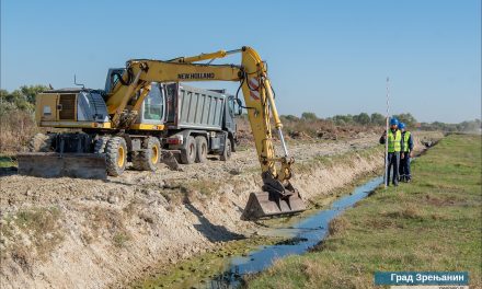 Završetkom radova u osam katastarskih opština, kanalska mreža za odvodnjavanje na teritoriji Zrenjanina biće potpuno funkcionalna