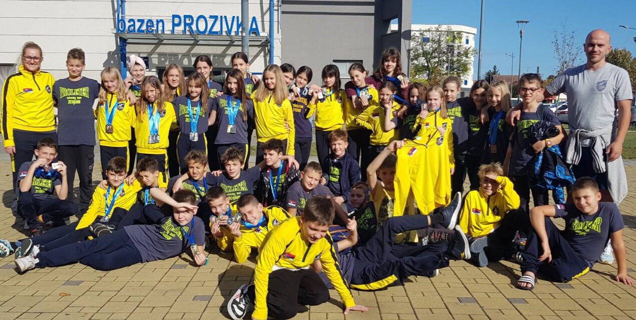 Plivači Proletera osvojili 51. medalju u Subotici