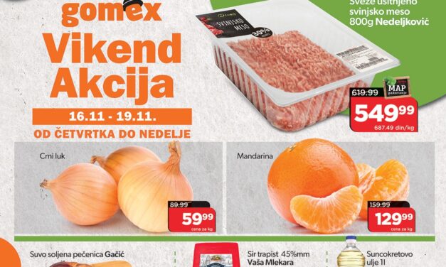 Počela je još jedna Gomex vikend akcija