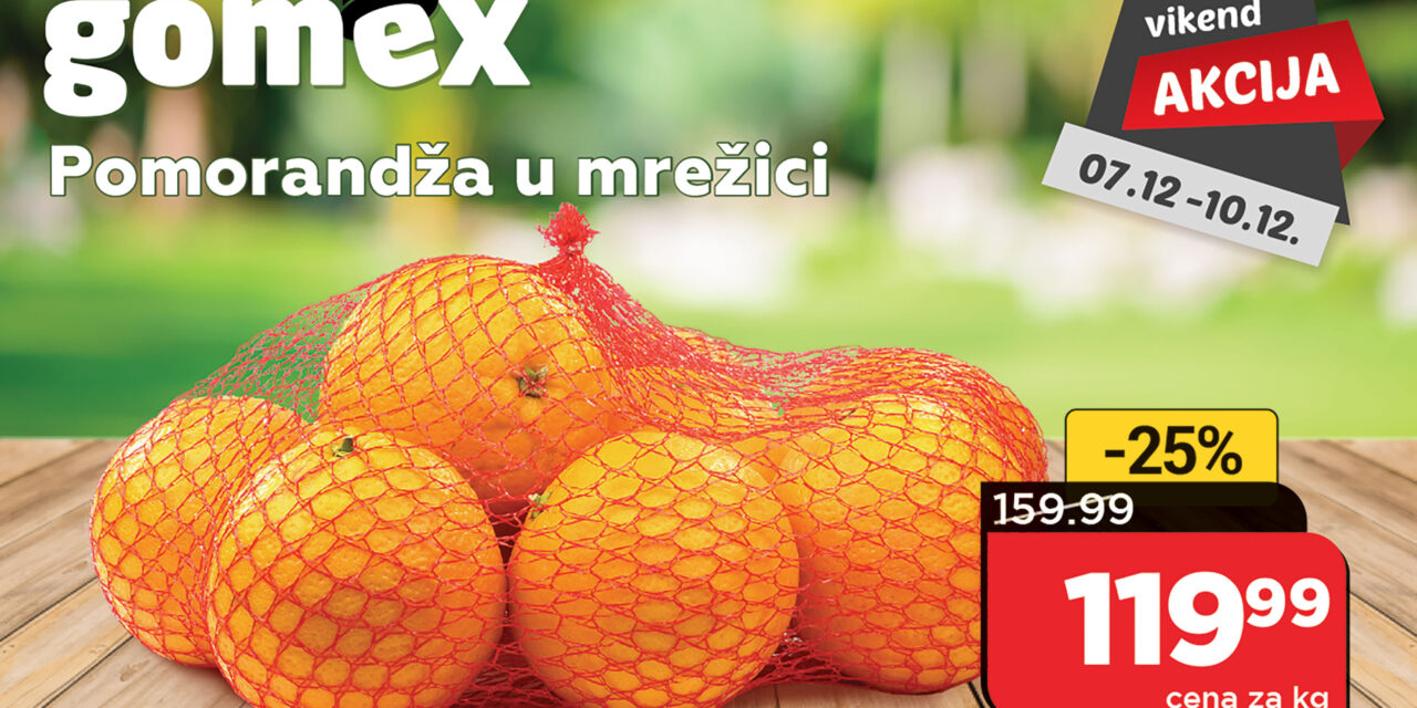 GOMEX VIKEND AKCIJA: Na popustu su krompir, mleko, šećer…