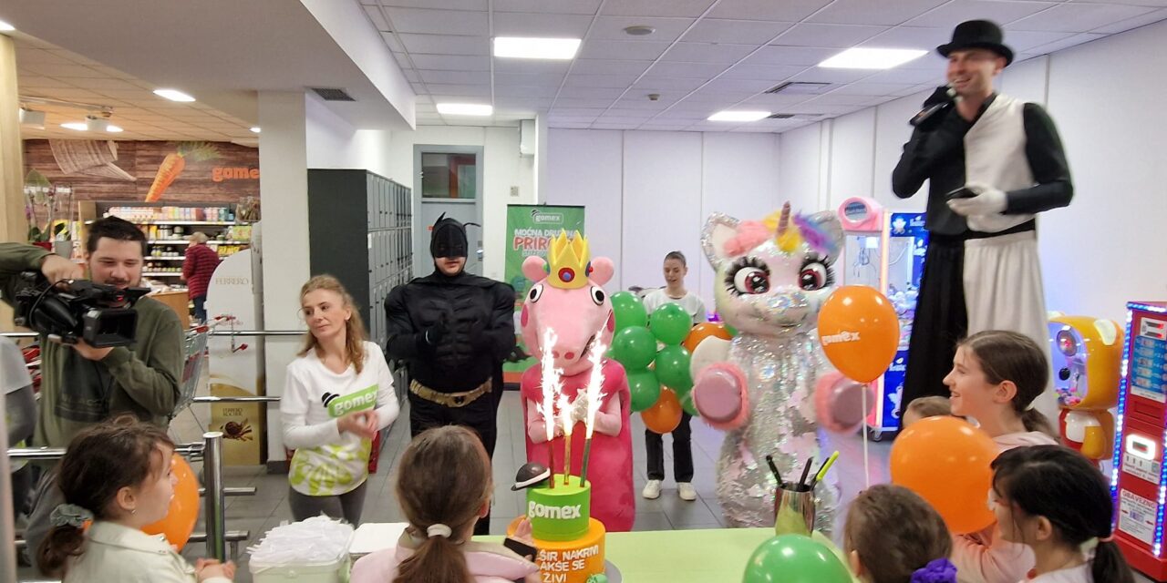 Supermarket „Gomex Total“ proslavio rođendan