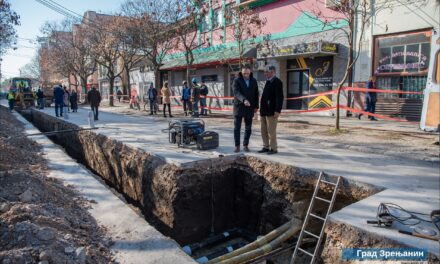 Radovi na izgradnji vrelovodne mreže u Koče Kolarova