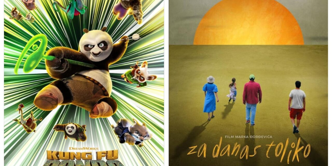 Dečji film „Kung Fu panda 4“ i  „Za danas toliko“ ove nedelje u bioskopu