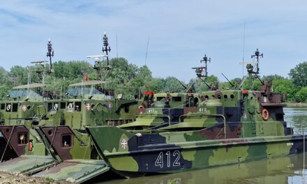 Oglašavanje opasnog područja – saopštenje Komande Rečne flotile