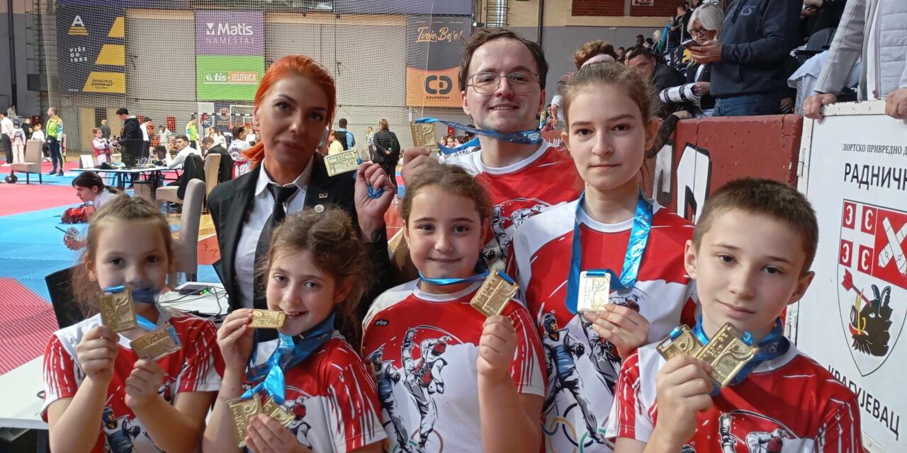 Tekvondo klub Zrenjanin osvojio 11 medalja u Kragujevcu
