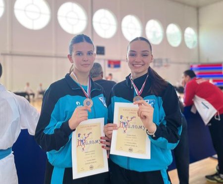 Anđela i Dunja osvojile bronzu na prvenstvu Srbije