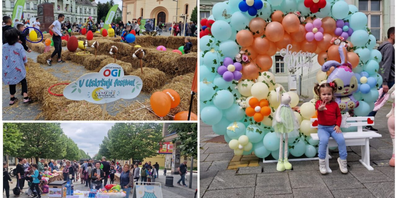 9. dečji festival „Uskršnje jaje“ okupio veliki broj mališana u centru grada (FOTO)