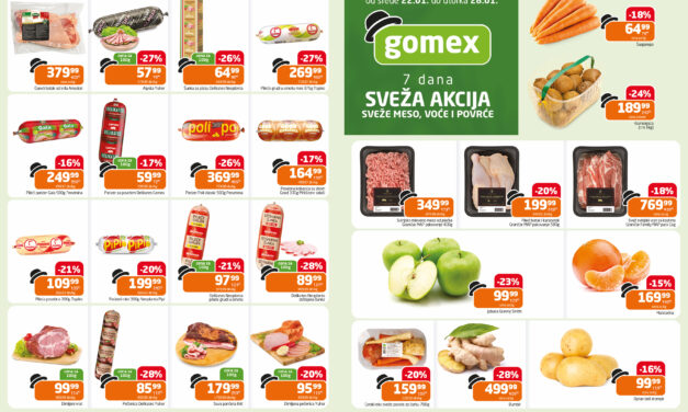 Prelistajte novi Gomex katalog i budite u toku sa aktuelnim popustima