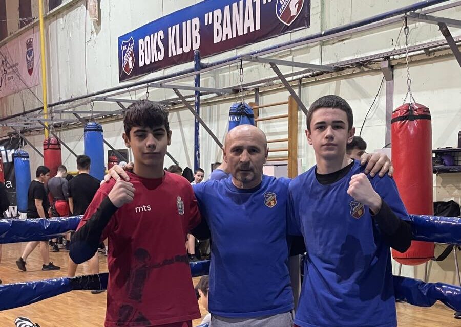 Bokseri Banata Racić i Eremić na pripremama sa reprezentacijom