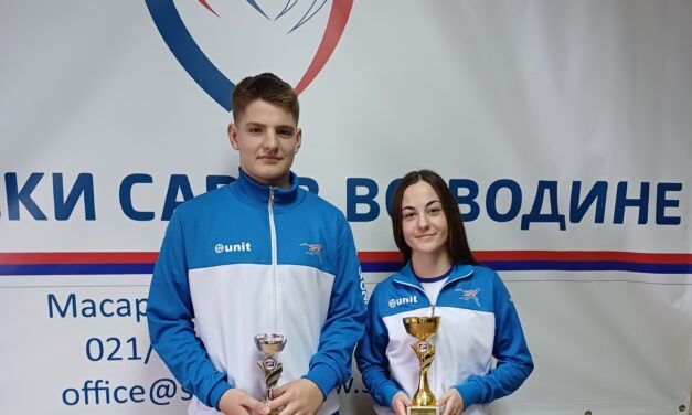 Dunja Eremić i Strahinja Kojdić najbolji u Vojvodini