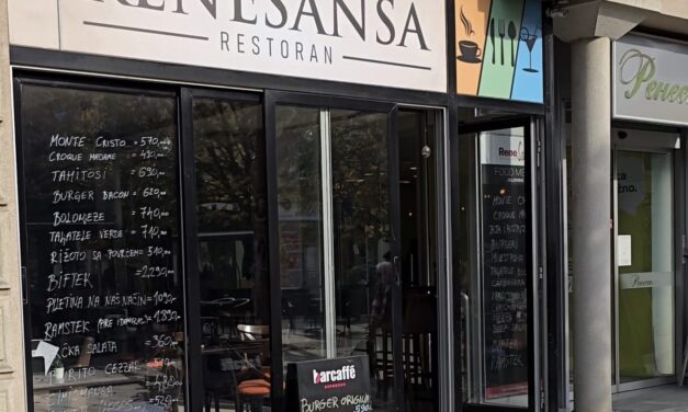 Restoranu Renesansa potreban kuvar