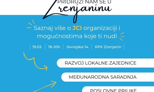 Osnivanje JCI Zrenjanin – Prilika za mlade lidere i preduzetnike