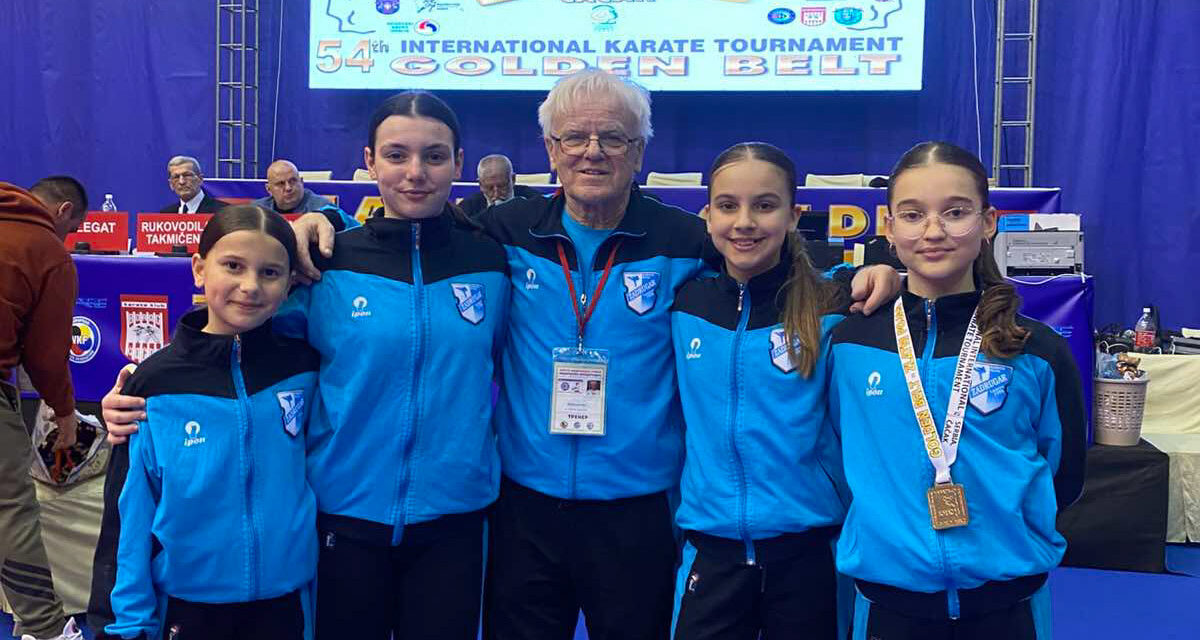 Karate klub Zadrugar osvojio dve medalje na Zlatnom pojasu