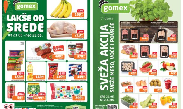 Pogledajte koji proizvodi su na akciji u Gomexu