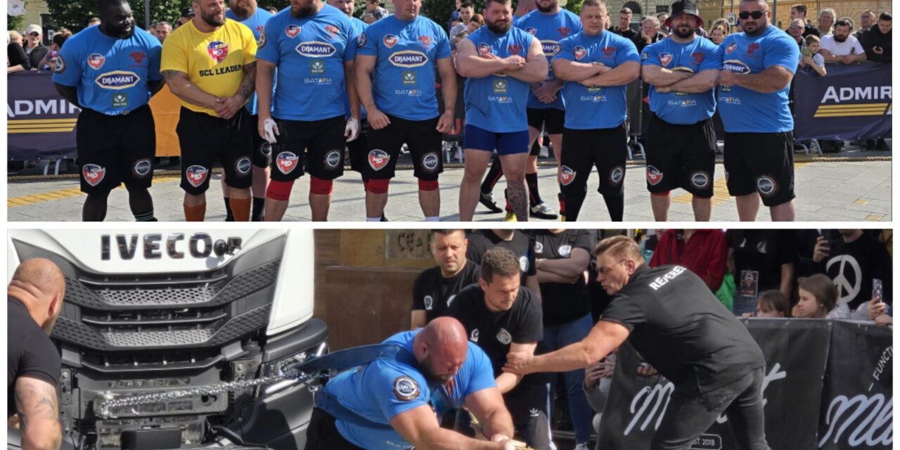 Strongmen liga šampiona- Najjači ljudi na svetu oduševili Zrenjanince