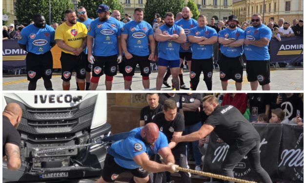 Strongmen liga šampiona- Najjači ljudi na svetu oduševili Zrenjanince