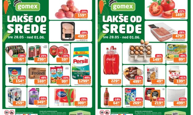 Počela Gomexova akcija „Lakše od srede“