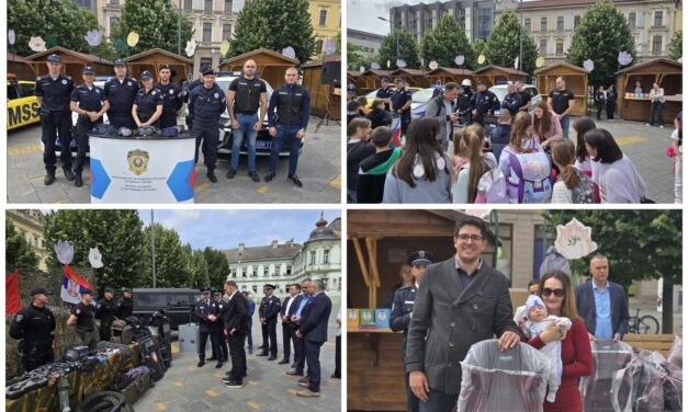 Edukativni projekat „Karavan bezbednosti saobraćaja“: Uručena  auto sedišta za bebe  