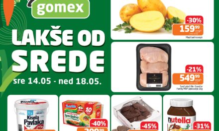 Gomex akcija: Lakše od srede od 14. do 18. maja