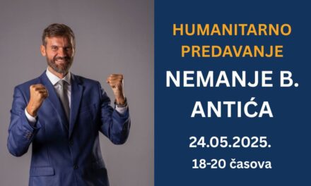 Humanitarno predavanje Nemanje B. Antića
