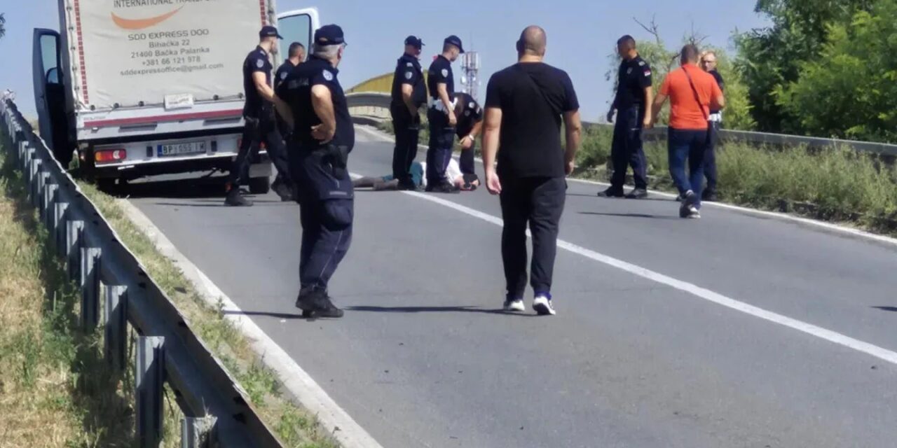 Potera u Žitištu – Vozač kamiona udario dva policijska automobila
