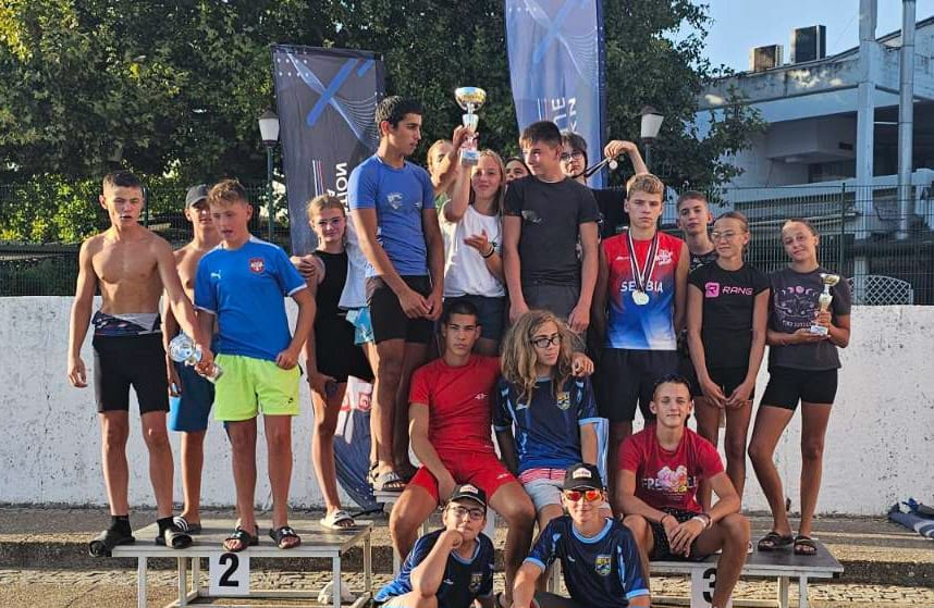 Tri medalje za Kajak klub Begej u Zabrežju