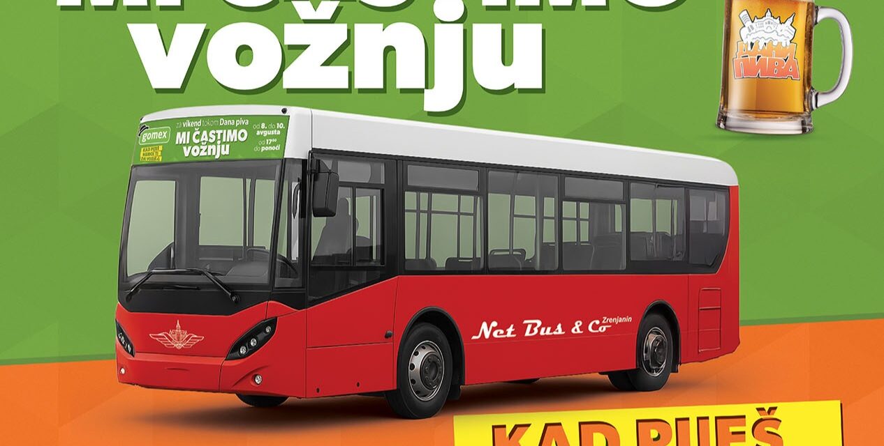 Besplatan prevoz za vreme Dana piva – odgovorno do provoda