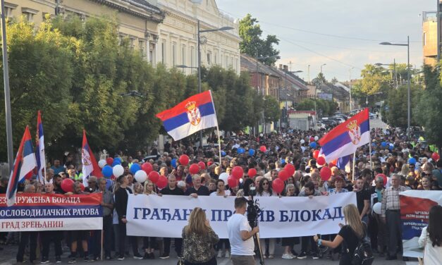 U Zrenjaninu održan još jedan skup „Građani protiv blokada“