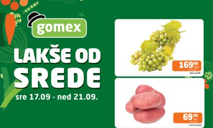 Ne propustite sjajne popuste u Gomex marketima