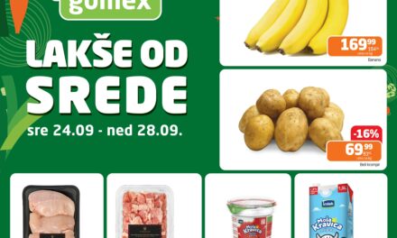 Gomex- Iskoristite priliku i kupite omiljene proizvode po akcijskim cenama