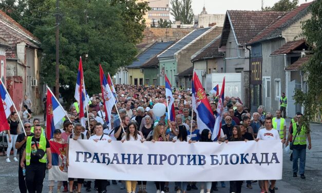 Održan 4. skup „Građani protiv blokada“ u Zrenjaninu