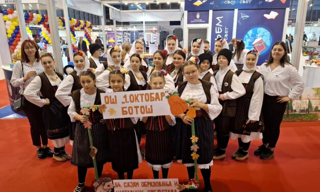 OŠ „1. oktobar“ iz Botoša učestvovala na 54. Sajmu obrazovanja i nastavnih sredstava