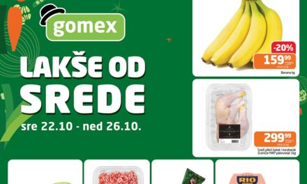Pogledajte koji proizvodi su na akciji u Gomexovim marketima