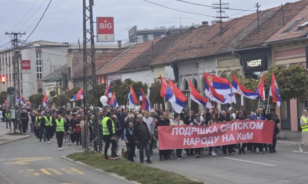Održana šetnja podrške srpskom narodu na Kosovu i Metohiji