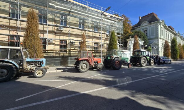 Protest poljoprivrednika u Zrenjaninu