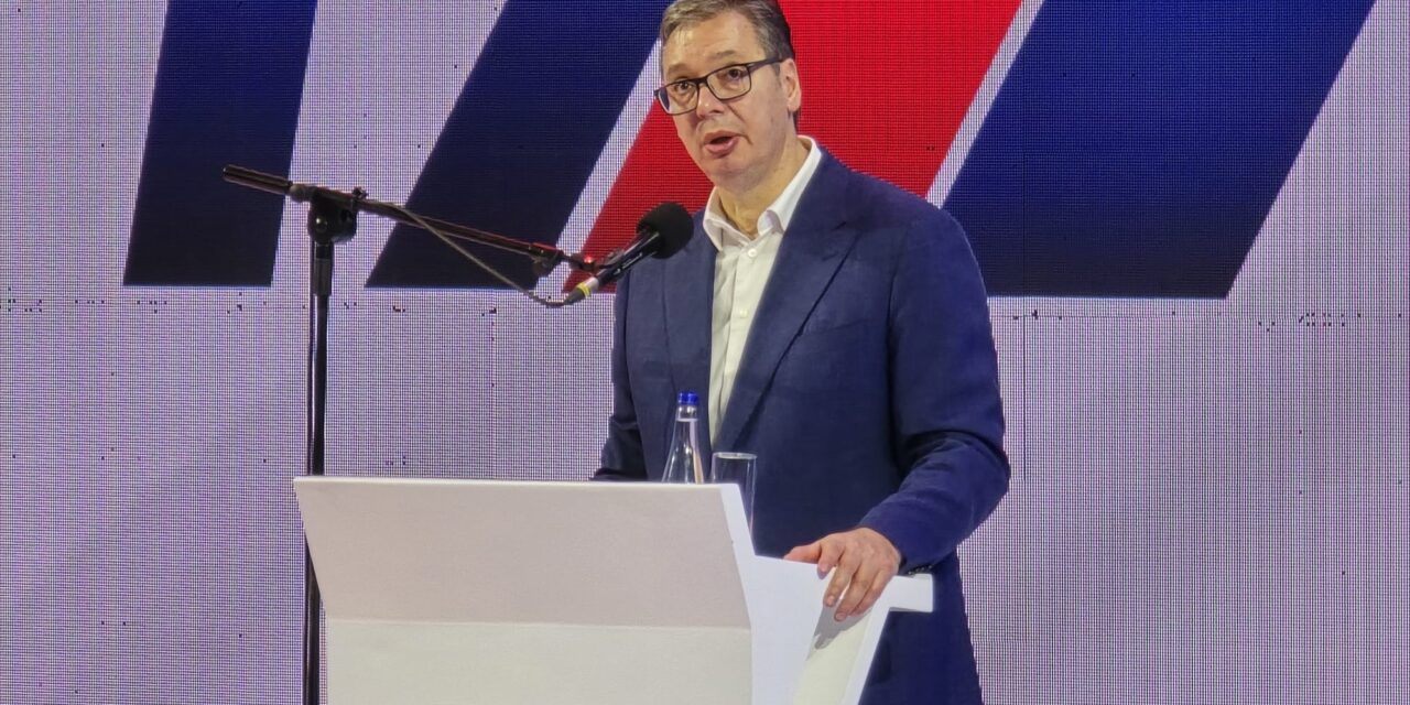 Vučić u Zrenjaninu: Rešili smo problem pijaće vode, radimo na autoputu Beograd-Zrenjanin-Novi Sad