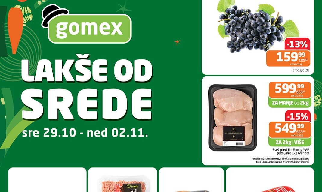 Počele su nove Gomex akcije