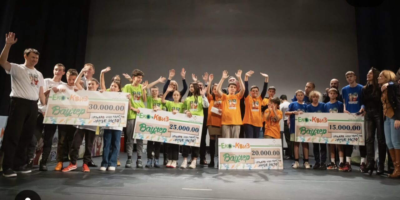 OŠ „Jovan Dučić“ iz Kleka osvojila drugo mesto na republičkom takmičenju Eko- kviza