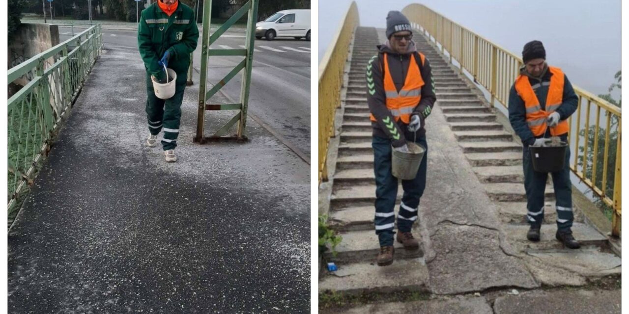 JKP „Čistoća i zelenilo“ obezbedilo 120 tona soli i 60 tona kamenog agregata za predstojeću zimu