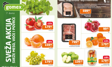Pogledajte koji proizvodi su na akciji u Gomexovim marketima