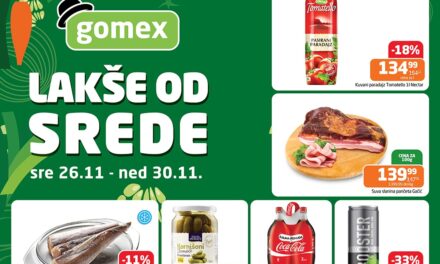 Gomex akcije- Pogledajte koji proizvodi su na akciji